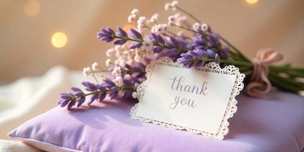 80+ Thank You Messages for Someone Special Thank you card with flowers symbolizing appreciation for someone special.