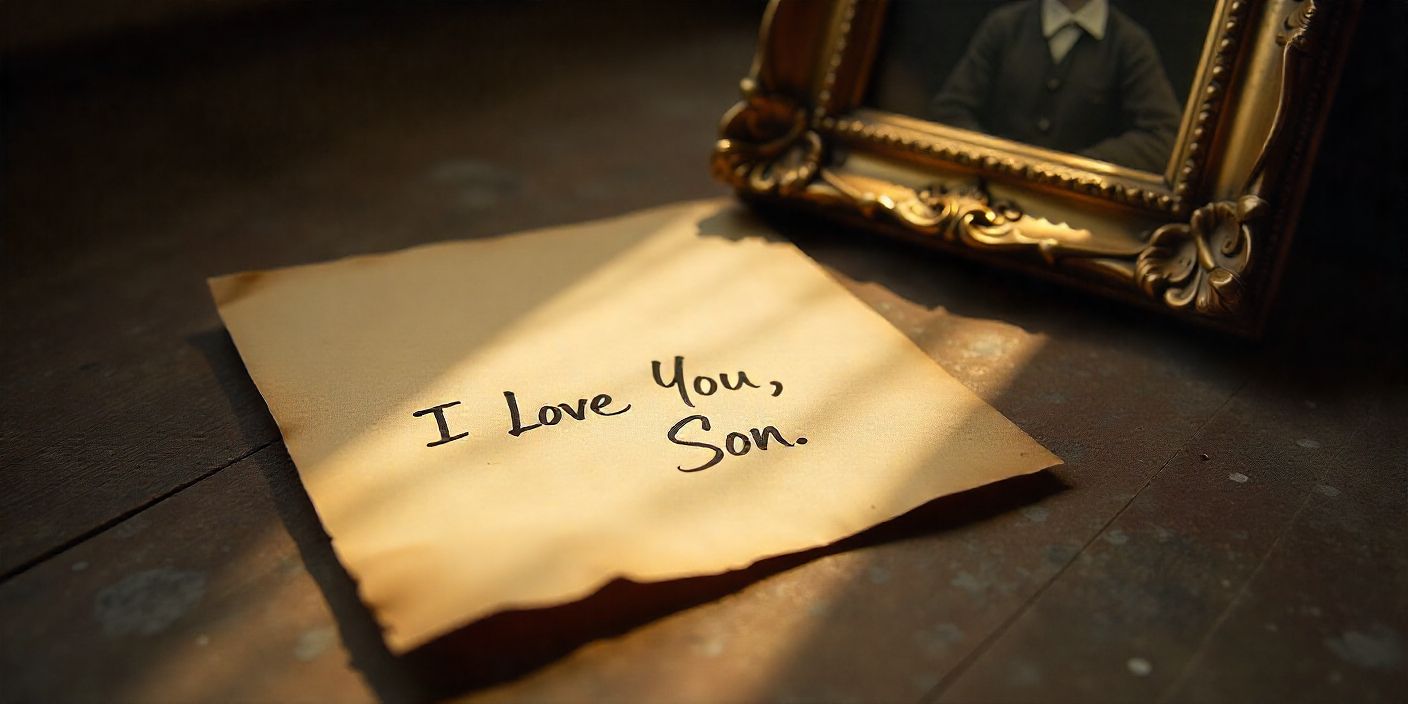 Sweet and beautiful Handwritten love you son