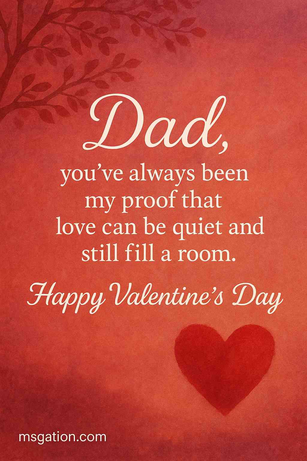 Dad, you’ve always been my proof that love can be quiet and still fill a room. Happy Valentine Day.