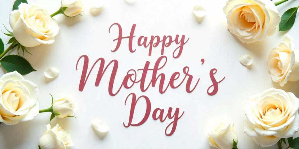 75+ Happy Mother’s Day Messages for Daughter Sweet happy mothers day with roses.