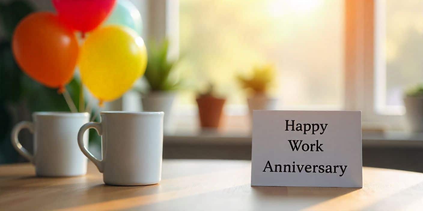 65+ Heartfelt Work Anniversary Messages for Friend
