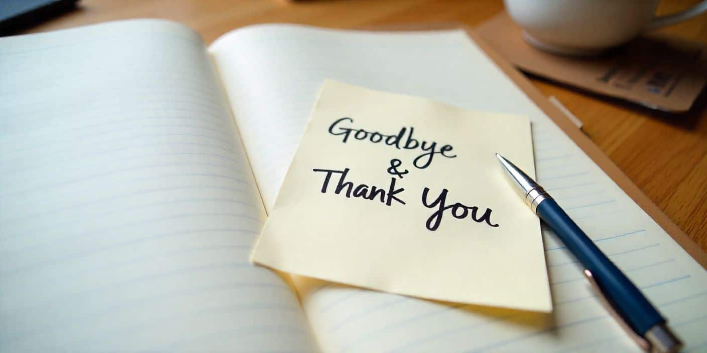 Sweet Goodbye Messages for Leaving Company